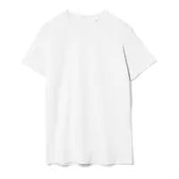 Футболка унисекс T-Bolka 160, белая (белоснежная), размер XL