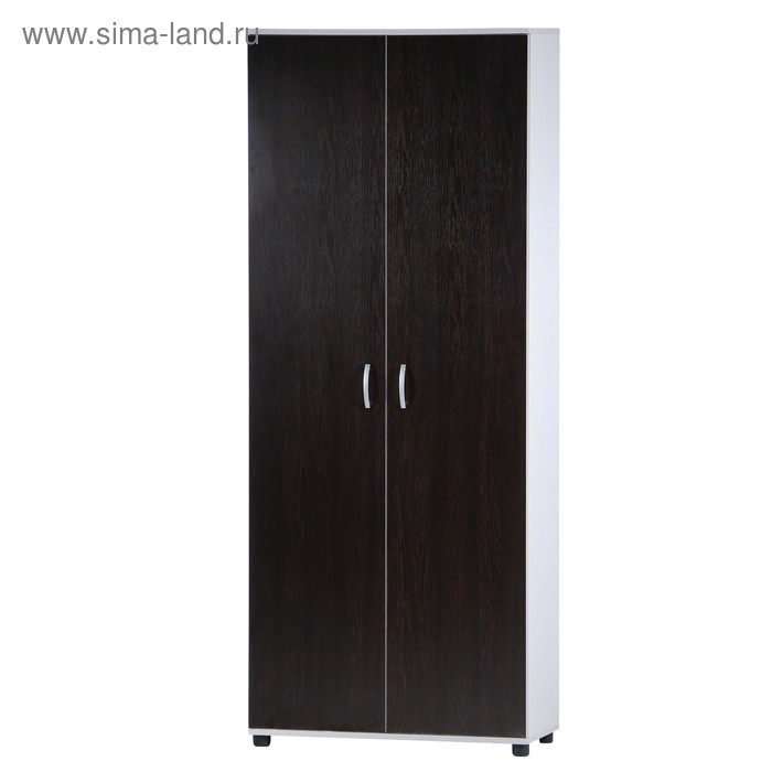 Шкаф-стеллаж 5-ти ярусный, 802х370х1994, Венге/Серый