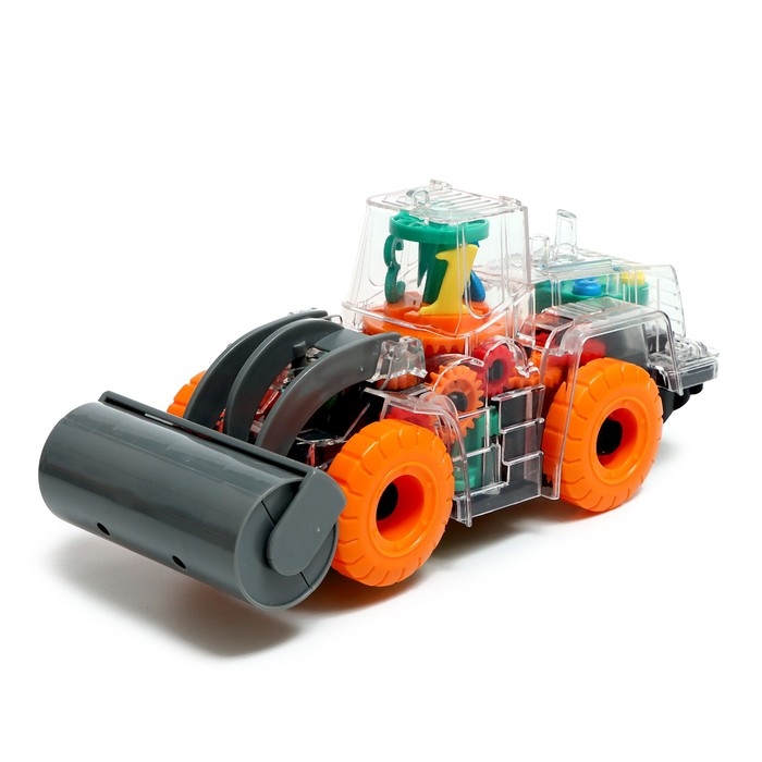 Трактор &laquo;Шестерёнки&raquo;, работает от батареек, световые эффект, МИКС