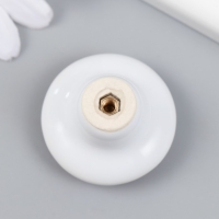 Ручка для шкатулки керамика, металл "Единорожка" 3,8х3,8х2,8 см