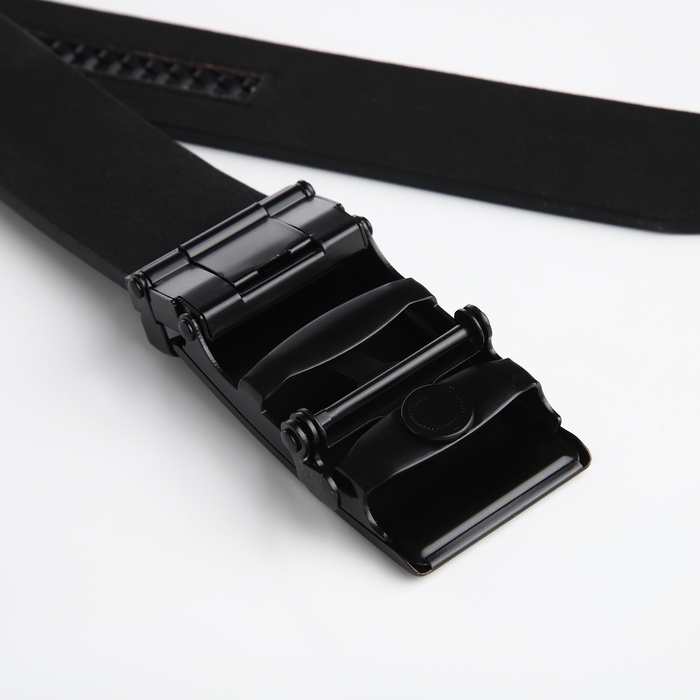 Ремень мужской «Великан», ширина 4 см, автомат, пряжка металл, цвет чёрный Ремень мужской «Великан», ширина 4 см, автомат, пряжка металл, цвет чёрный