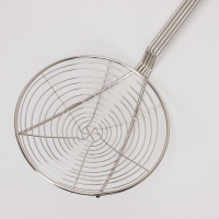 Шумовка для фритюра из нержавеющей стали, 53×20 см, толщина 3 мм, 201 марка стали Шумовка для фритюра из нержавеющей стали, 53×20 см, толщина 3 мм, 201 марка стали