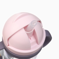 Поильник - непроливайка детский с силиконовой трубочкой и грузиком, от 9 мес., 350 мл., с ручками, цвет розовый, Крошка Я Поильник - непроливайка детский с силиконовой трубочкой и грузиком, от 9 мес., 350 мл., с ручками, цвет розовый, Крошка Я