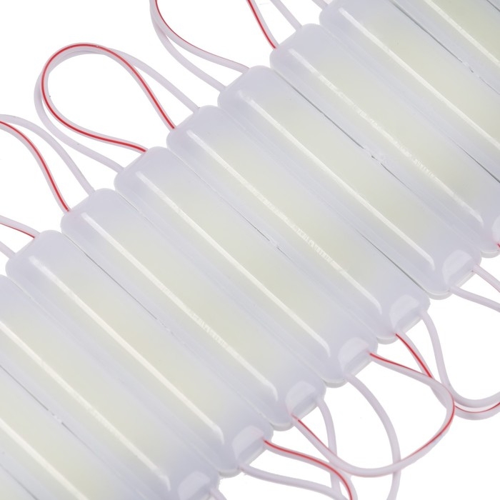 Светодиодный модуль SMD5730, 2,4 Вт, COB, 220 Lm, линза 160град, IP65, 6500K, 12V 20шт БЕЛЫЙ Светодиодный модуль SMD5730, 2,4 Вт, COB, 220 Lm, линза 160град, IP65, 6500K, 12V 20шт БЕЛЫЙ