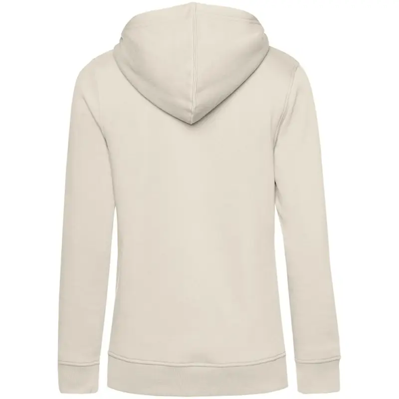 Толстовка с капюшоном женская BNC Inspire (Organic), молочно-белая, размер XS