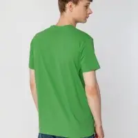 Футболка унисекс T-bolka 160, ярко-зеленая, размер XXXL