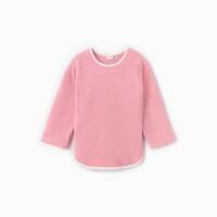Свитшот детский MINAKU: Fleece Soft, цвет розовый, рост 116 см