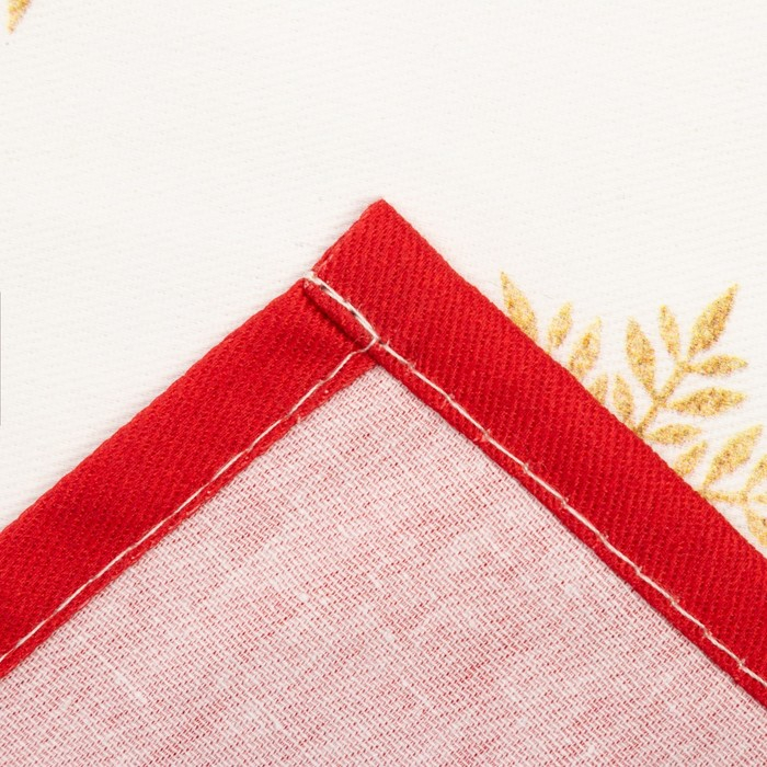 Набор подарочный "Этель" Новогодняя ярмарка, фартук, полотенце, прихватка