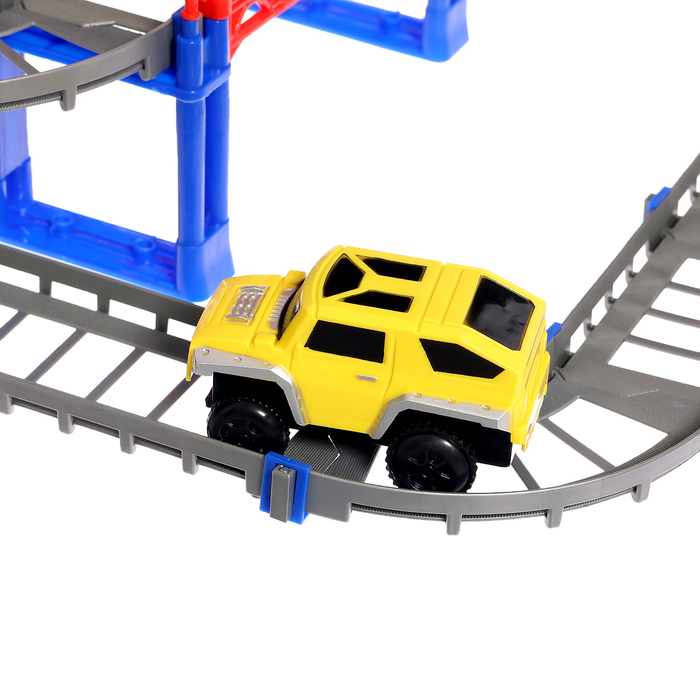Детский автотрек &laquo;Крутой вираж&raquo;, работает от батареек