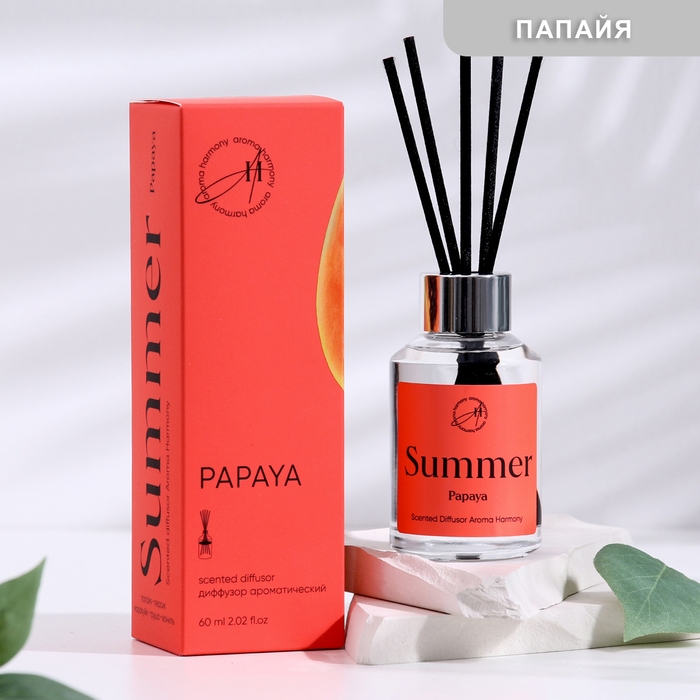 Диффузор ароматический,  "Papaya", папайя, 60 мл