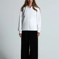 Толстовка на молнии с капюшоном Siverga 2.0, белая, размер M