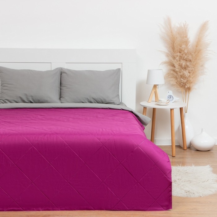 Покрывало LoveLife 1,5 сп 150х210&plusmn;5 см, цвет сиреневый, микрофайбер, 100% п/э