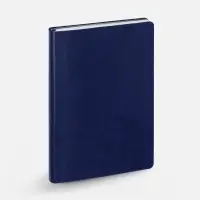 Ежедневник Nebraska Flex, недатированный, синий с серебром