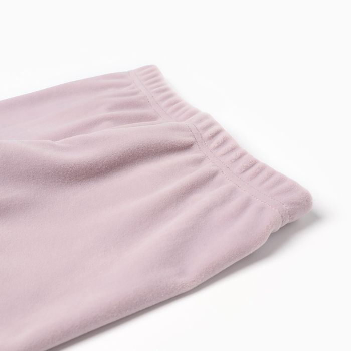 Костюм детский (свитшот, лосины) KAFTAN Plushy р.36 (134-140), лиловый