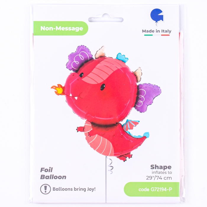 Шар фольгированный 29" &laquo;Дракон&raquo;, фигура