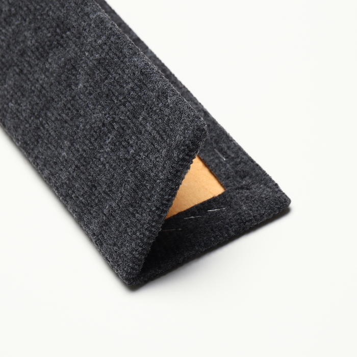 Когтеточка 55*20 см, угловая, без меха, серая Когтеточка 55*20 см, угловая, без меха, серая