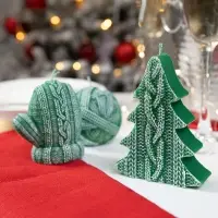 Свеча Kniteam, клубок, зеленый Свеча Kniteam, клубок, зеленый