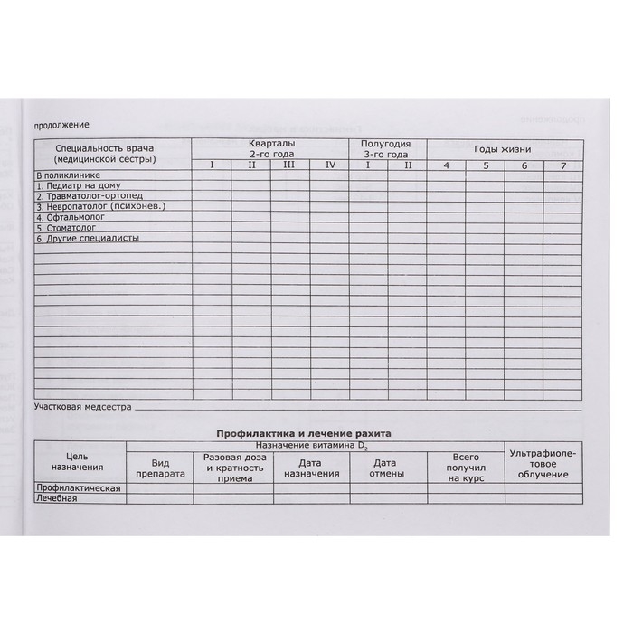 Медицинская карта ребёнка Медицинская карта ребёнка "Классик", форма №112/у, 40 листов