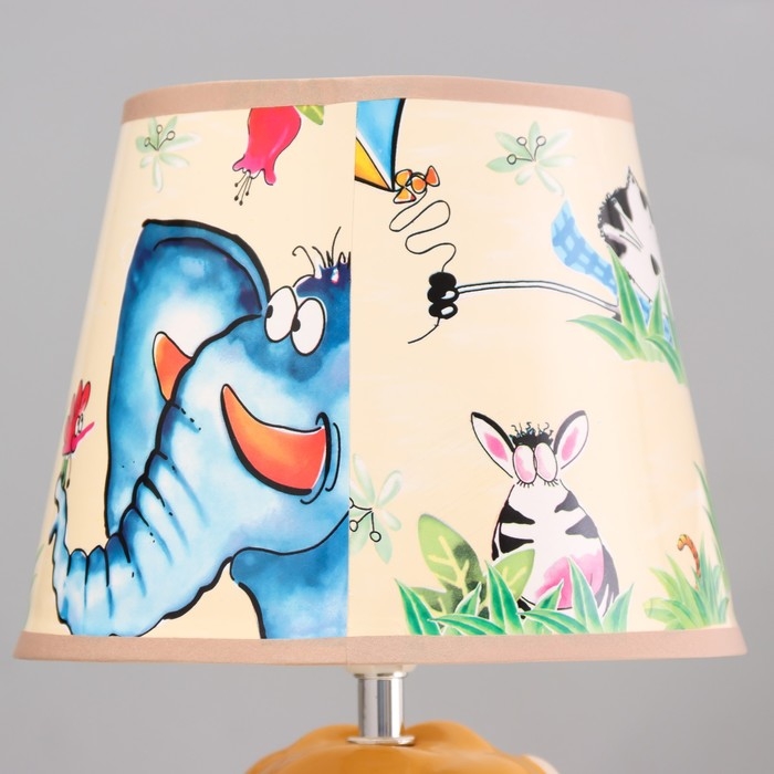 Настольная лампа Настольная лампа "Лев" Е14 40Вт белый 20х20х35см