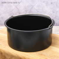 Котелок «Жаклин», 1,2 л, антипригарное покрытие, цвет чёрный Котелок «Жаклин», 1,2 л, антипригарное покрытие, цвет чёрный