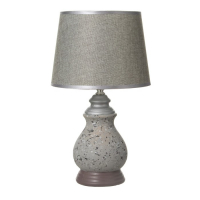 Лампа настольная 16175/1 Е14 40Вт серый 22х22х38 см RISALUX