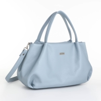 Сумка женская, средний размер, цвет голубой