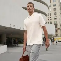 Рубашка поло Heavymill серый меланж, размер XXL