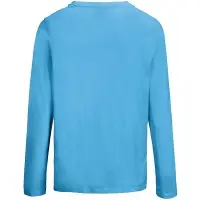 Футболка с длинным рукавом женская Monarch Women, ярко-бирюзовая, размер XL
