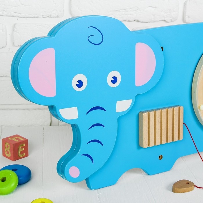 Бизиборд Бизиборд "Слоник", крепится на стену