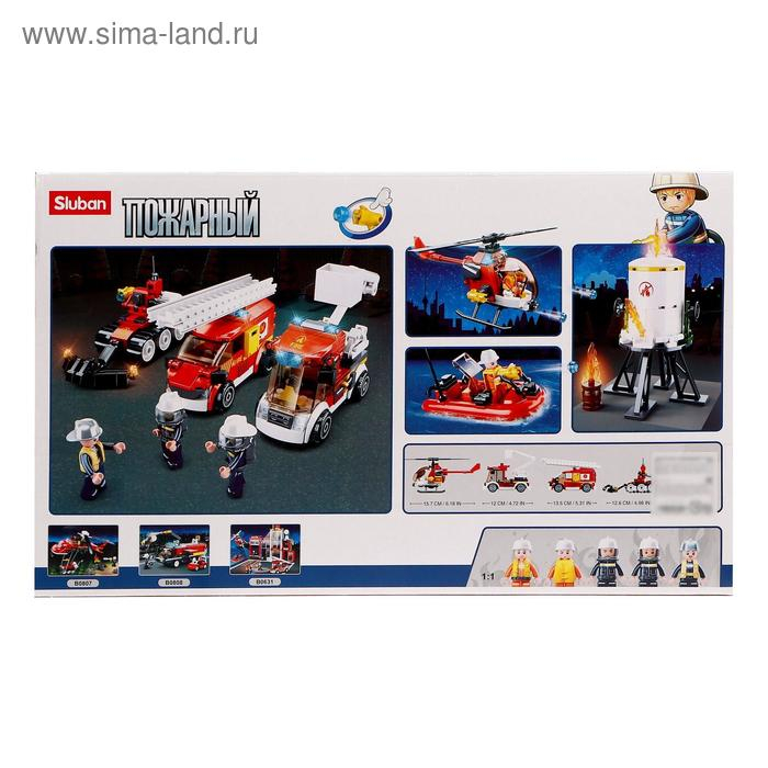 Конструктор Пожарный &laquo;Пожар на нефтебазе&raquo;, 490 деталей