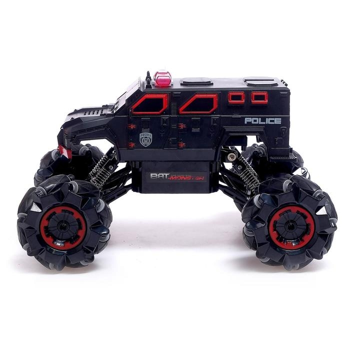 Машина радиоуправляемая &laquo;Джип-акробат&raquo;, 4WD, движение во всех направлениях, аккумулятора, цвет красный