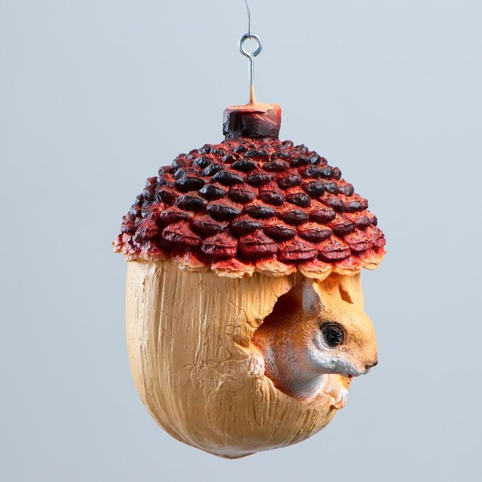 Подвесной декор Подвесной декор "Орех с белкой" 20х15см