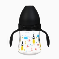 Бутылочка для кормления Ø50мм ШГ, +0мес.,150мл, цвет черный Бутылочка для кормления Ø50мм ШГ, +0мес.,150мл, цвет черный