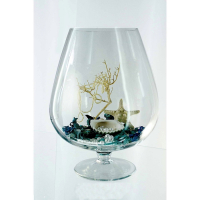 Ваза "Бренди" бокал на ножке d-13.5см 28х20 см, 5л 2081 прозрачная Ваза "Бренди" бокал на ножке d-13.5см 28х20 см, 5л 2081 прозрачная