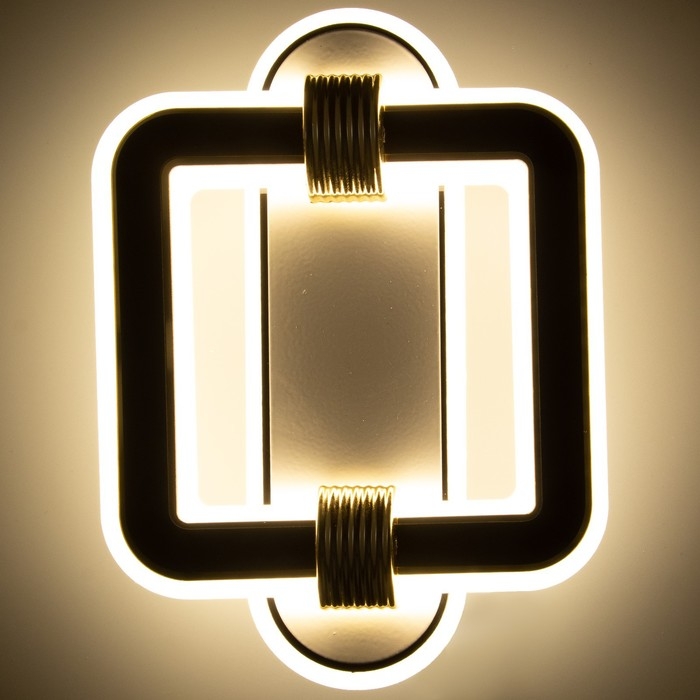 Бра Бра "Квадрат" LED 35Вт 4000К черно-белый 26х19х5 см
