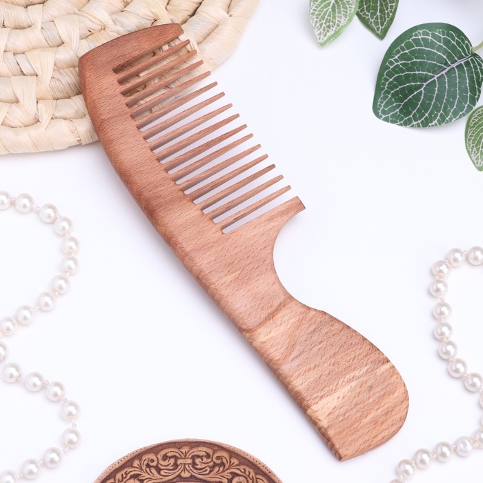 Расческа вид 2, 20 см, бук Расческа вид 2, 20 см, бук