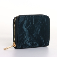 Кошелёк женский на молнии, цвет зелёный Кошелёк женский на молнии, цвет зелёный