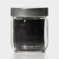 Банка стеклянная для сыпучих продуктов с металлической крышкой &laquo;Вока&raquo;, 380 мл