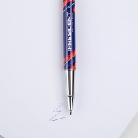 Ручка металл с колпачком &laquo;Спорт российский&raquo;, фурнитура серебро, 1.0 мм