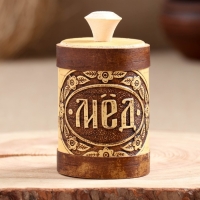 Туес &laquo;Мёд&raquo;, 6х6х11 (9 ) см