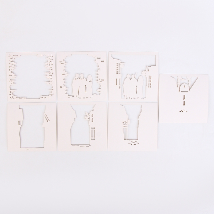 Набор для творчества &laquo;Создай ночник. Волшебники&raquo;, с рамкой, сборный, многослойный, 6+