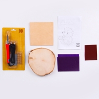 Набор для выжигания на спилах &laquo;Подарок для ёжика&raquo;