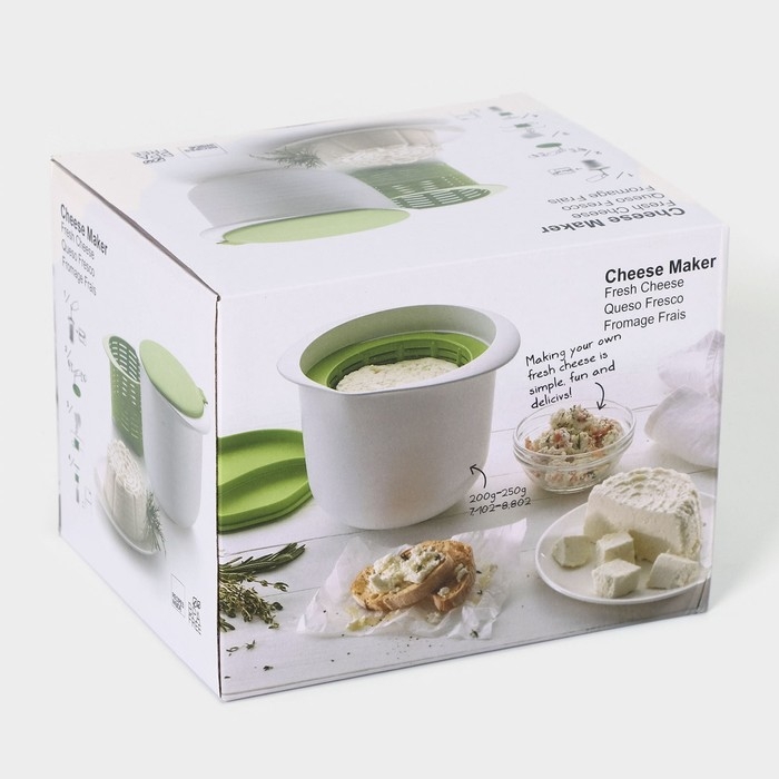 Форма для приготовления сыра и творога «Фрэш», 17,5×14,6×13,5 см Форма для приготовления сыра и творога «Фрэш», 17,5×14,6×13,5 см