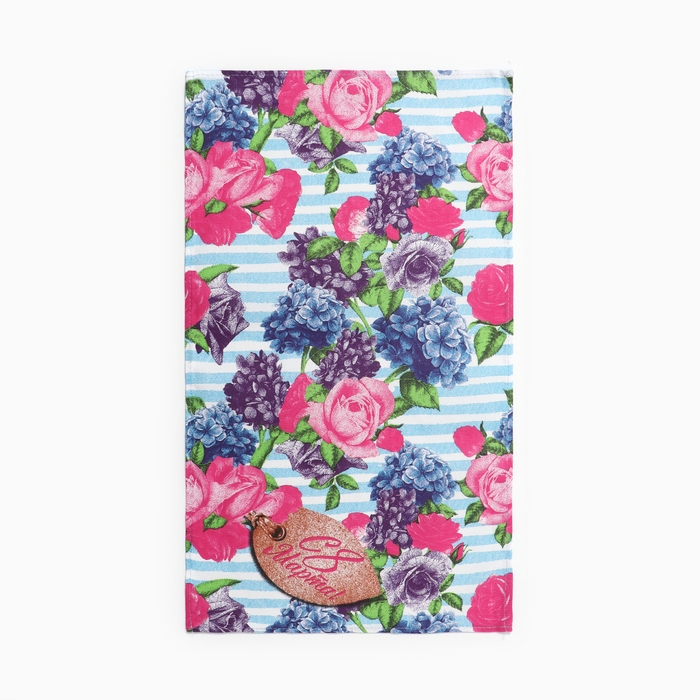 Набор полотенец кух. Набор полотенец кух. "Доляна" Счастье 35х60см-4 шт, 100% хл, рогожка 160 г/м2