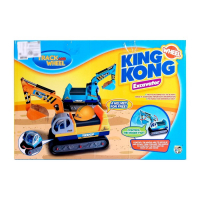 Толокар &laquo;Экскаватор&raquo;, подвижный ковш, цвет жёлтый