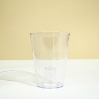 Горшок для орхидей, 1,2 л, 12,5 &times; 16,6 см, пластик, прозрачный