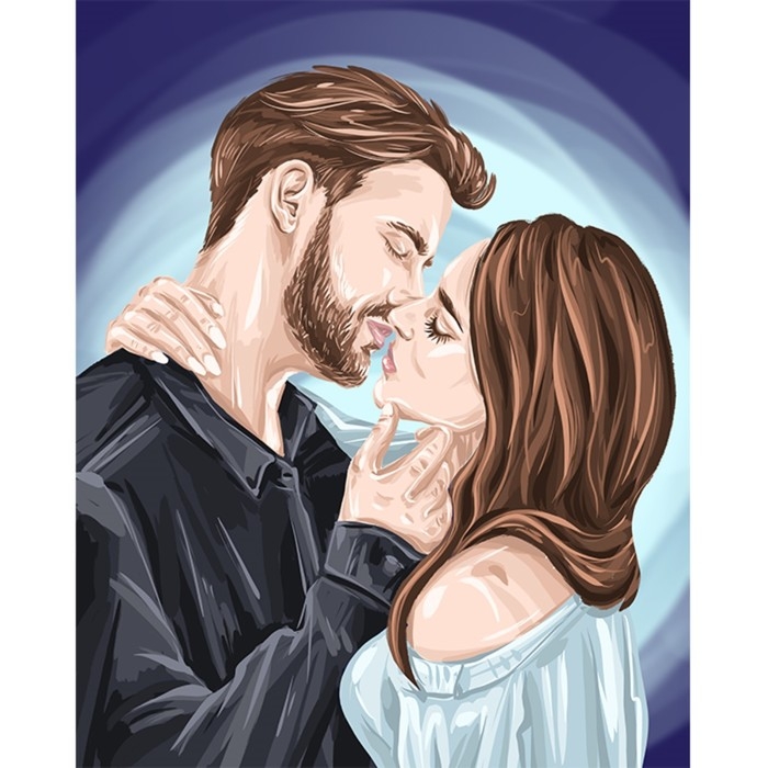 Алмазная мозаика с частичным заполнением на холсте «Пара», 30 х 40 см Алмазная мозаика с частичным заполнением на холсте «Пара», 30 х 40 см