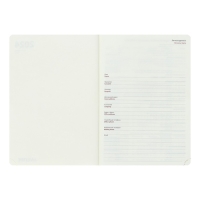 Ежедневник датированный 2024 A5 176 листов, deVENTE.Belcanto, твёрдая обложка из искусственной кожи с поролоном, ляссе, кремовый блок 70 г/м2, чёрный