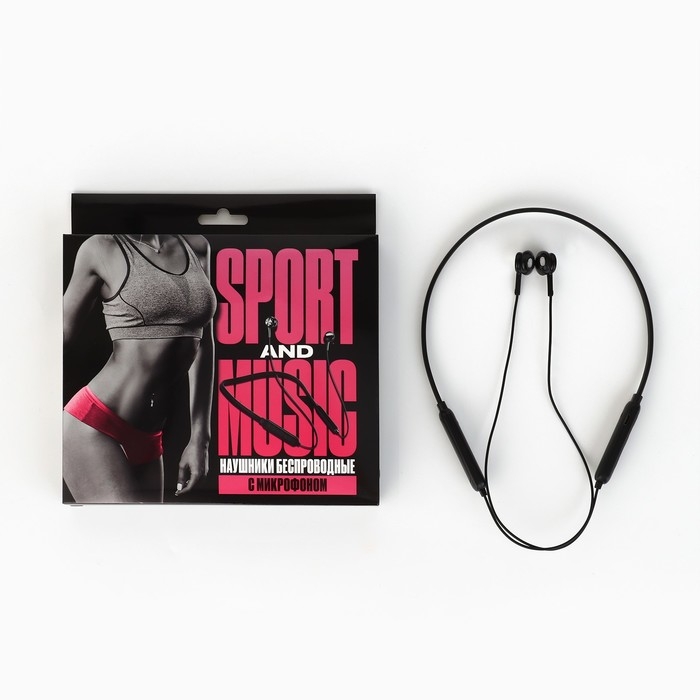 Беспроводные наушники с микрофоном &laquo;Sport and music&raquo;, модель LV-150