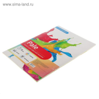 Бумага цветная А3, 50 листов Calligrata Пастель, 5 цветов, 80 г/м&sup2;